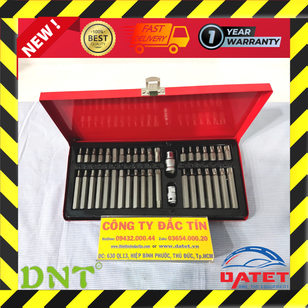 Bộ tuýp lục giác hoa thị, bộ mũi hoa thị 40 chi tiết DN-A1018